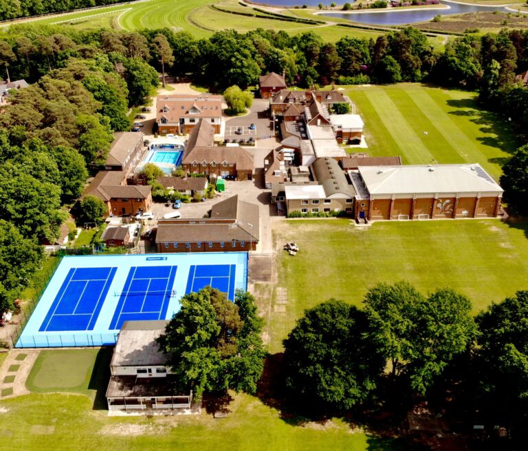 Papplewick School aerial shot.