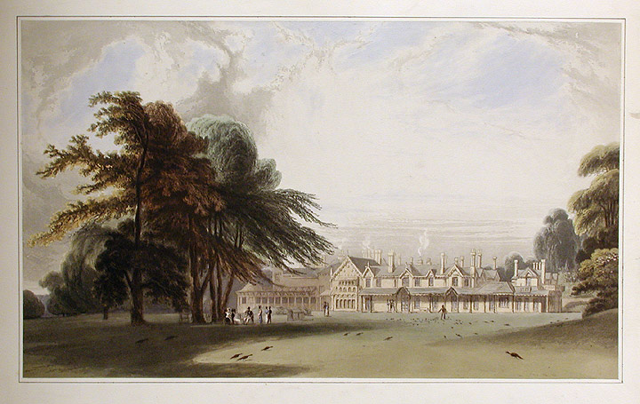 A painting of The Royal Lodge by William Daniell (1827).