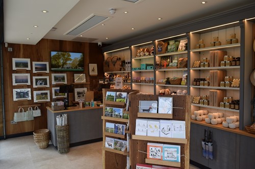 Virginia Water Gift Shop interior.