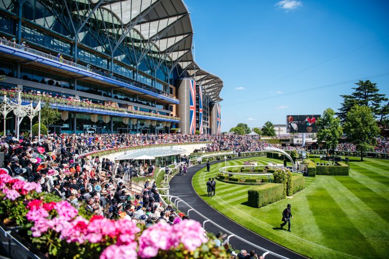 Ascot Racecourse, parade ring.