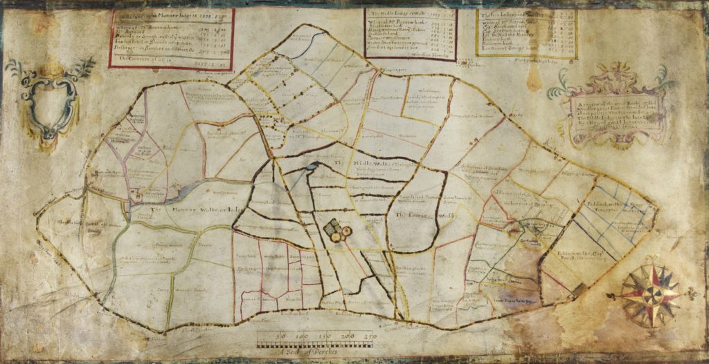 A map of Windsor Great Park from 1662. (C) King Charles III 2023.