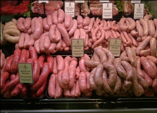 Royal Farm Shop sausages.
