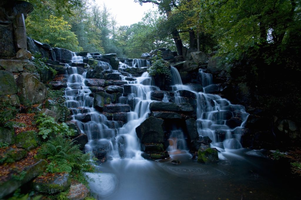 The Cascade waterfall, Virginia Water.