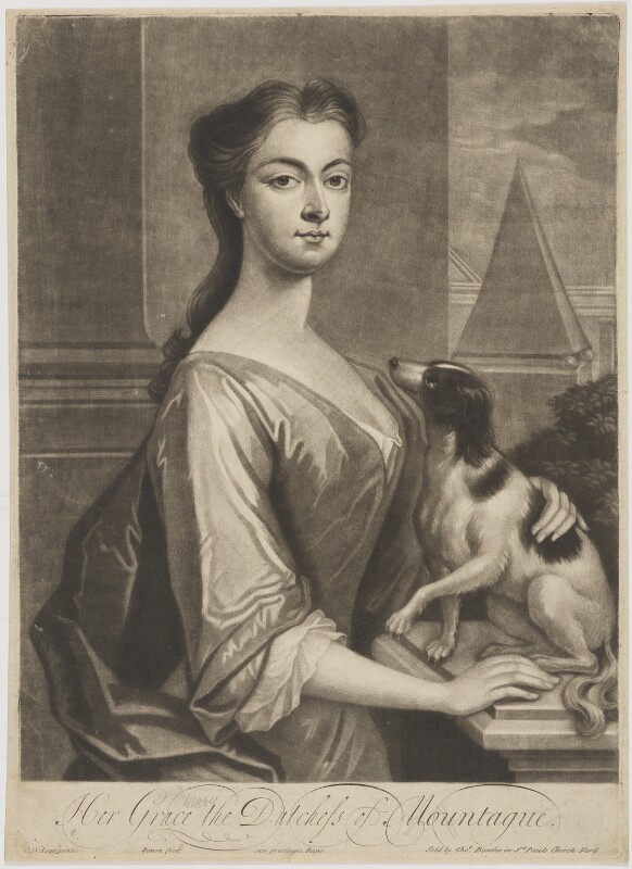 Artist portrait of Mary Montagu (née Churchill), Duchess of Montagu.