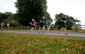 Windsor Half Marathon runners in Windsor Great Park.