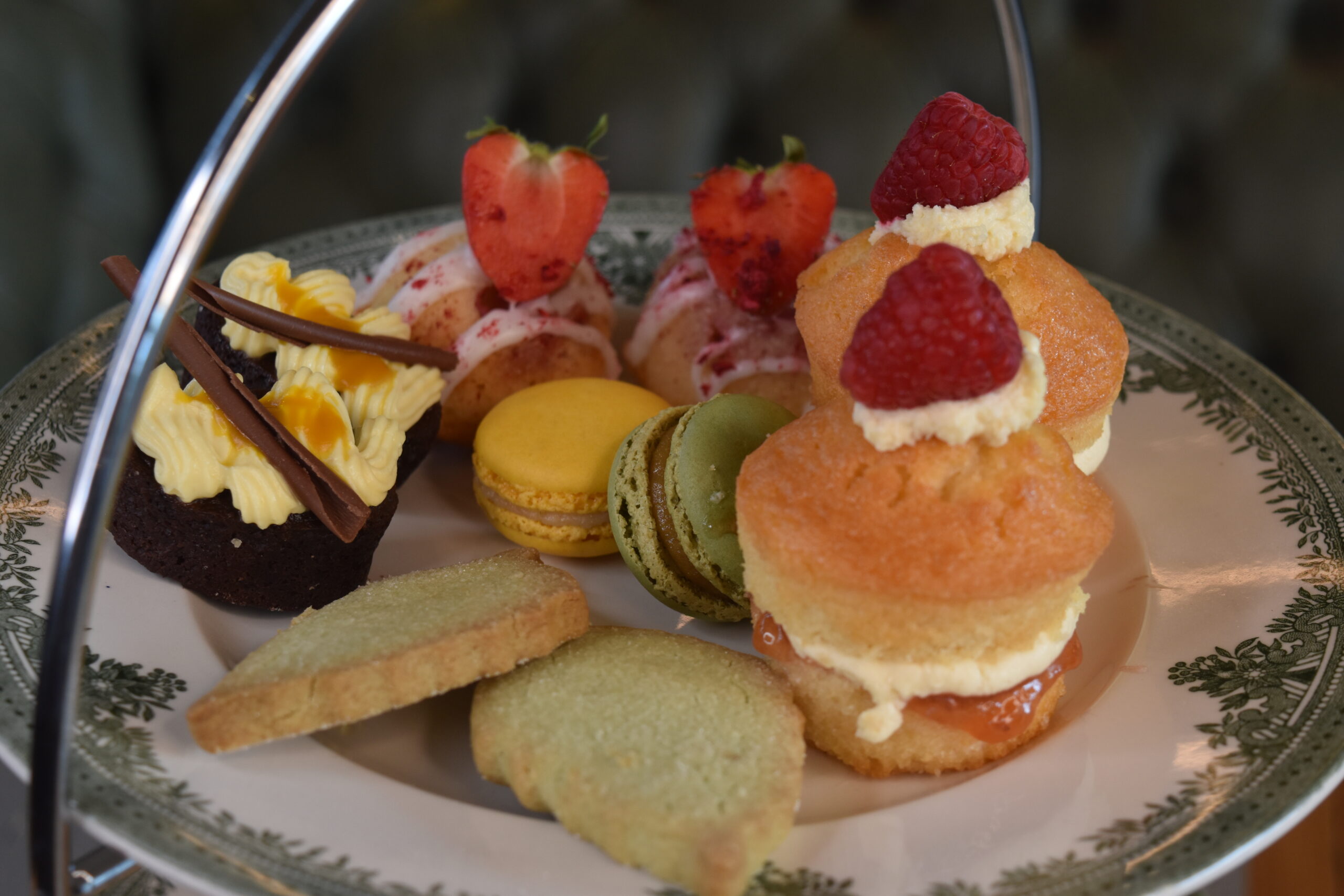 Fruit Scone with Cream and Jam.