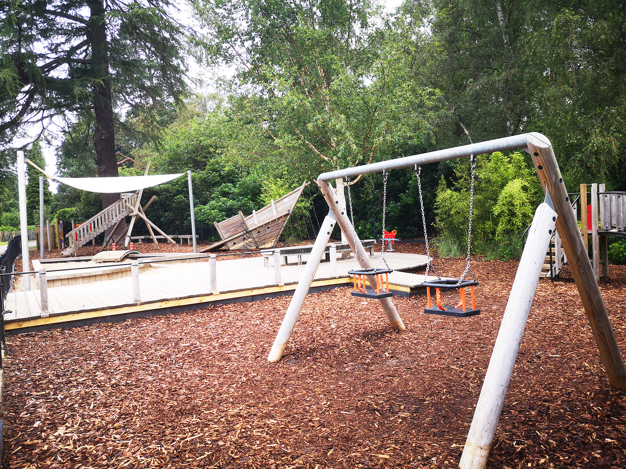 The Toddler Play area, Obelisk Lawn, Windsor Great Park.