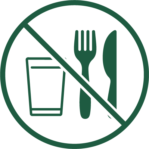 No food or drinks icon.