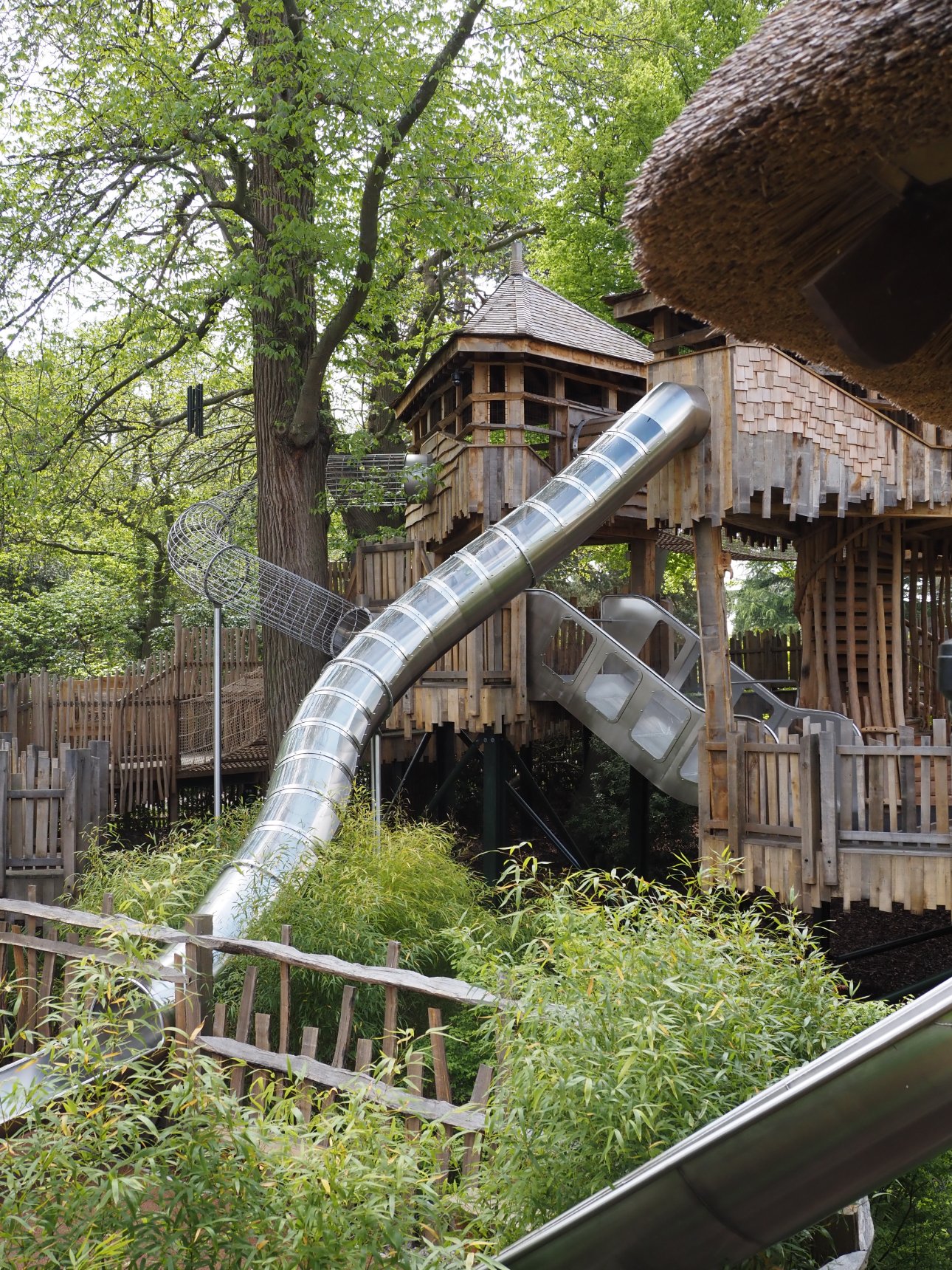 View of Adventure Play slides.