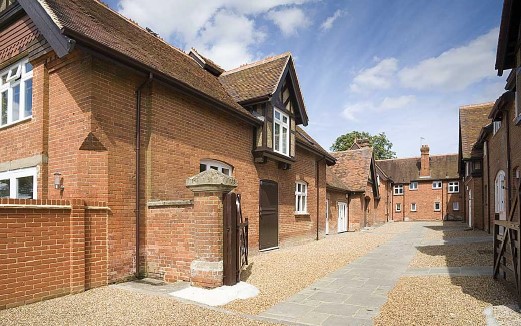 Front view of the house. 6 Home Farm, Bagshot Park