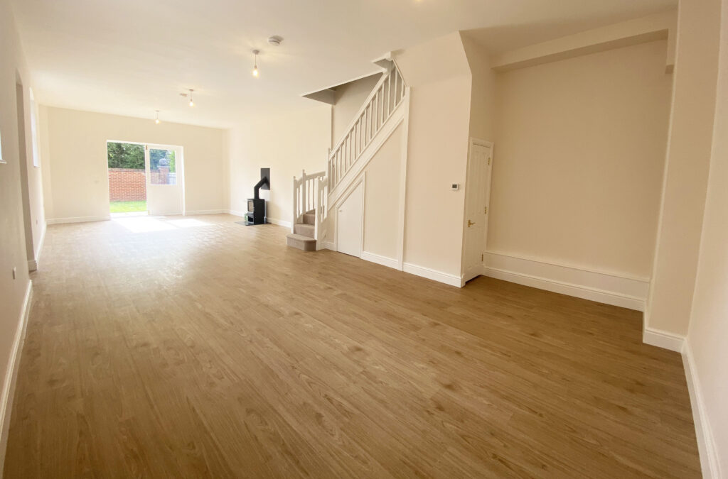 Reception room in 6 Home Farm, Bagshot Park