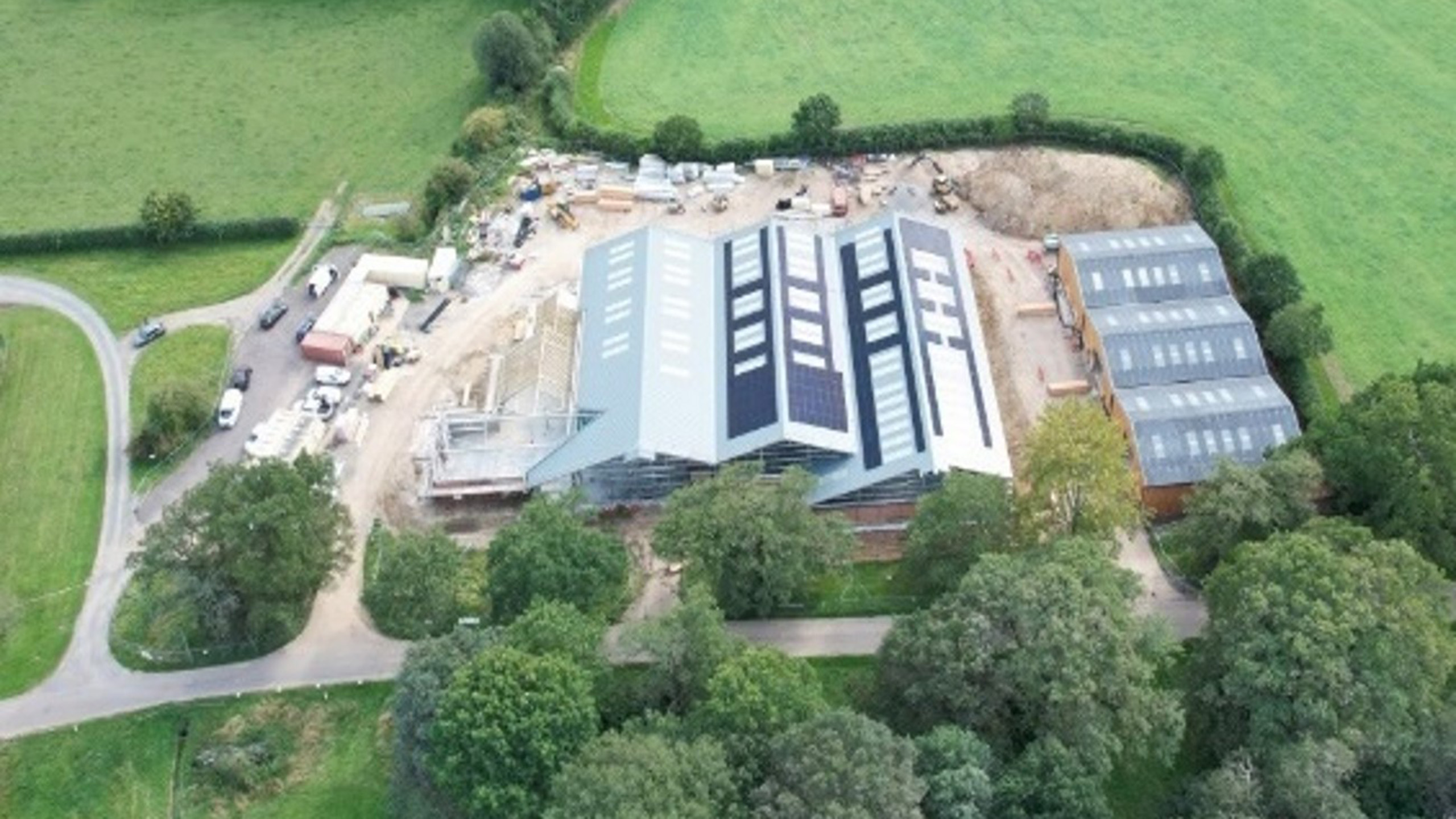 An aerial view of the Mezel Hill development