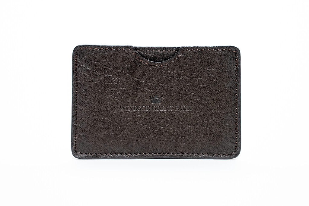 A Billy Tannery leather card holder, branded Windsor Great Park.