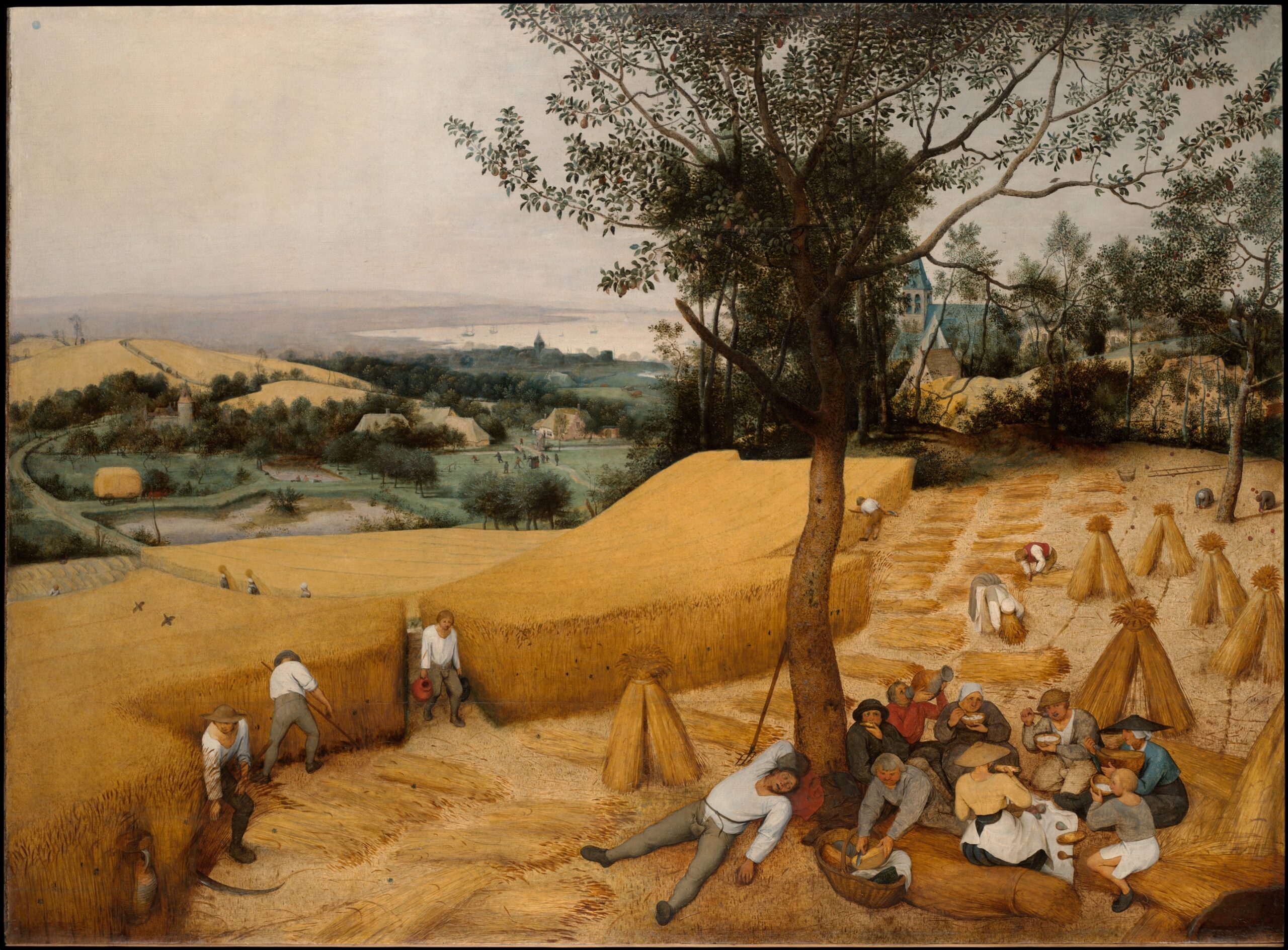 The Harvesters, 1565 by Pieter Bruegel the Elder.