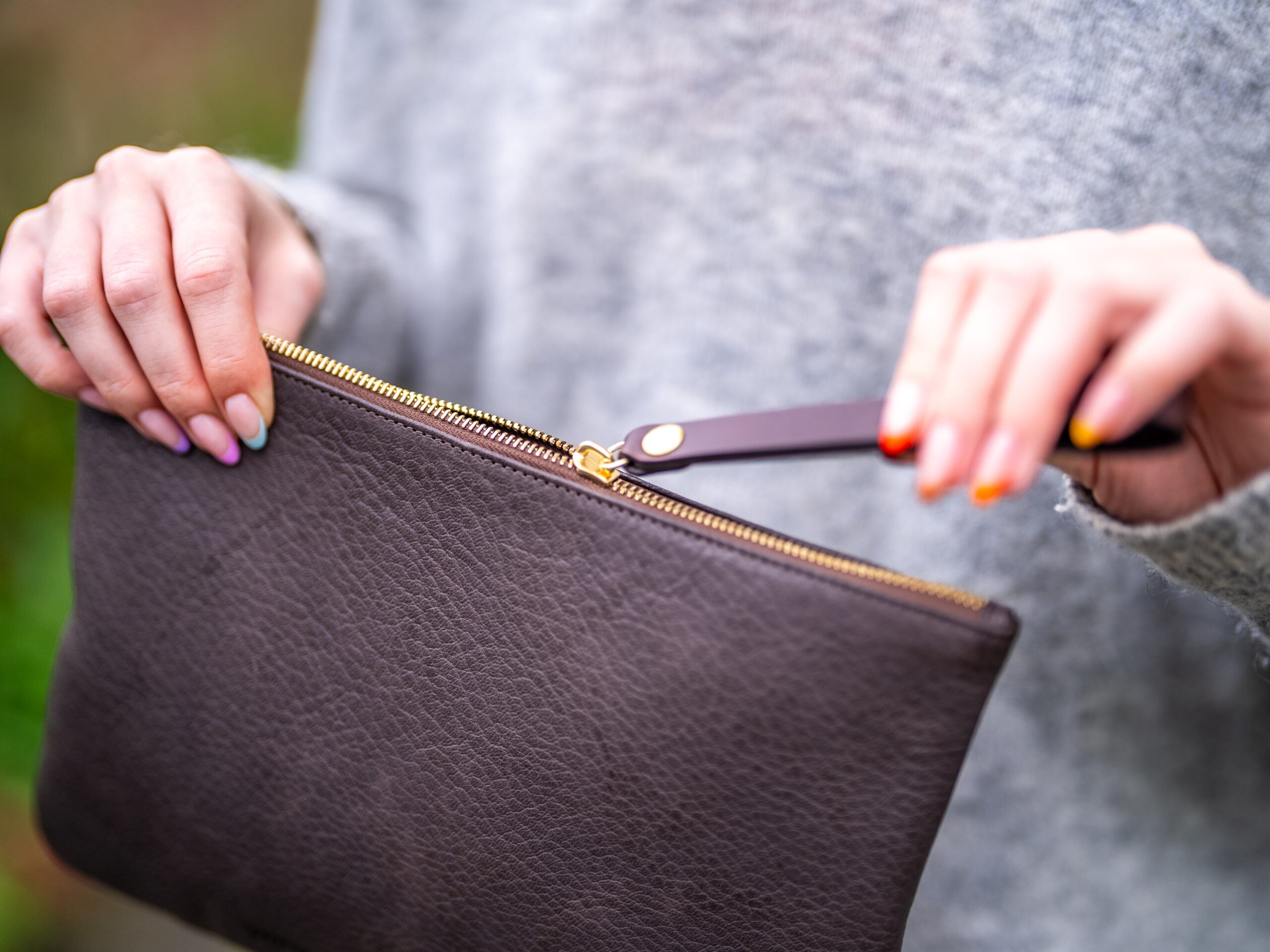 View of American Community School grounds with students.