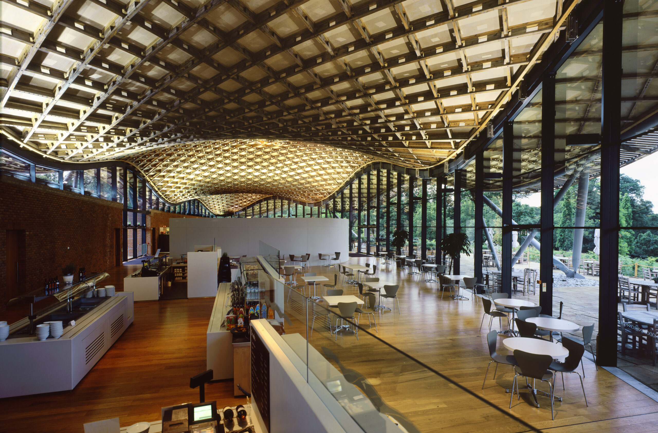 Interior view of the original restaurant.