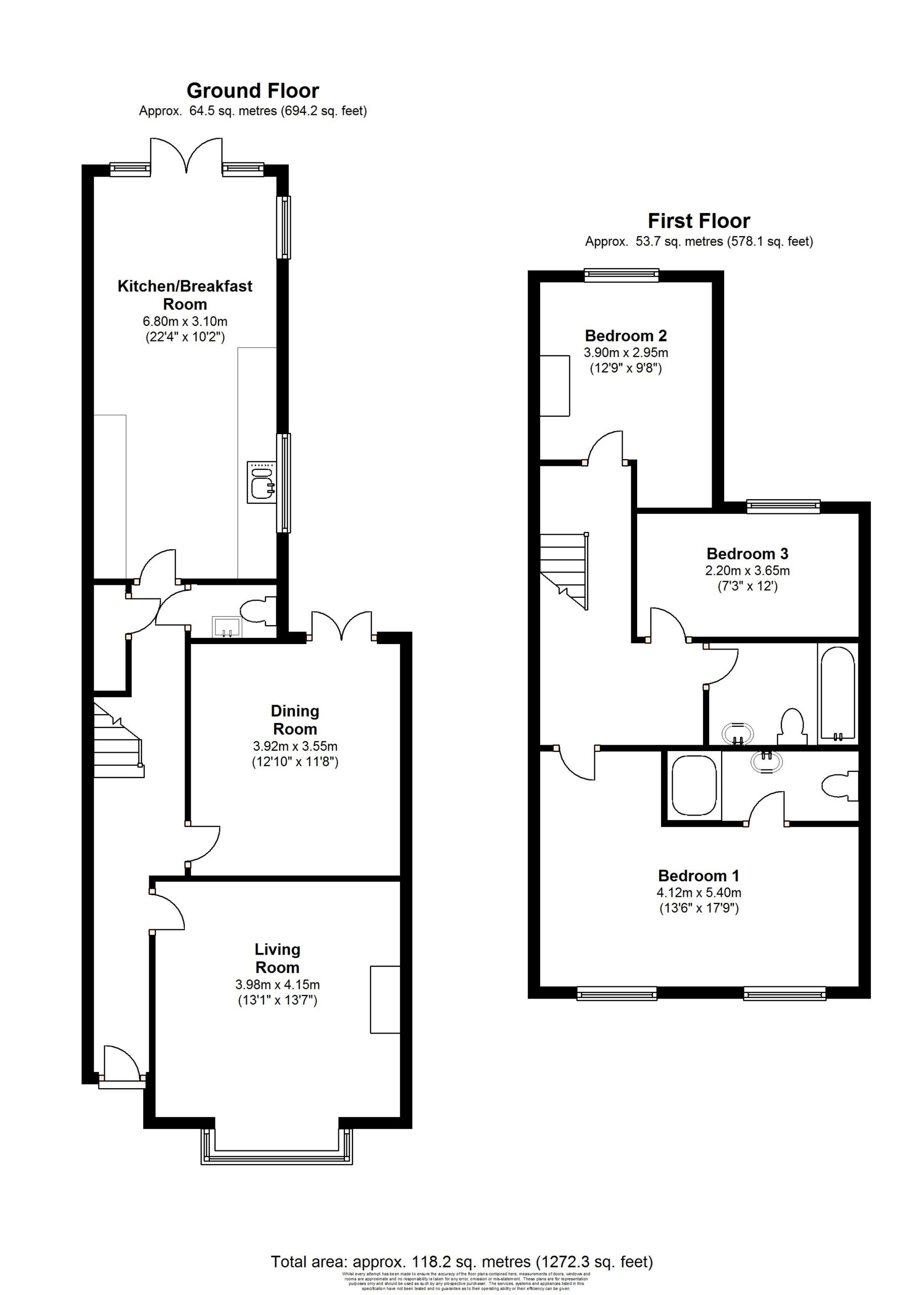 Floorplan for Forest Gate Lodge, Windsor Great Park