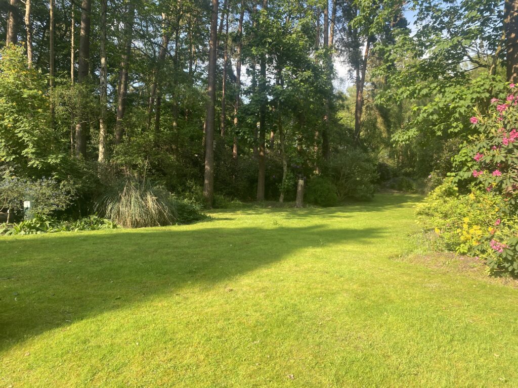 View of the garden. Heathlands, Swinley Road, Ascot.