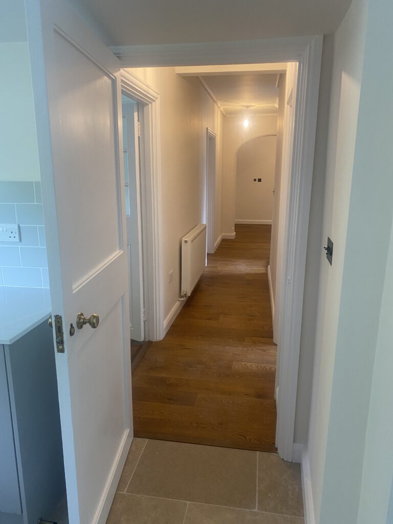 Hallway. Heathlands, Swinley Road, Ascot.