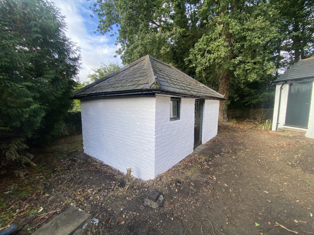 White Shed.
